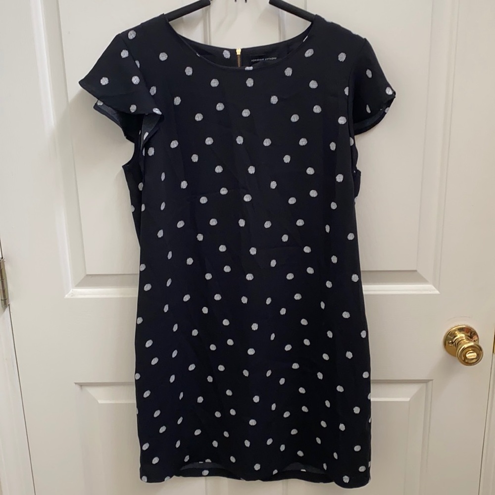 Adrienne Vittadini Polka Dot Mini Dress